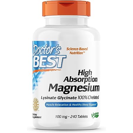 Doctor's Best Magnesium glycinate by 240 tablets