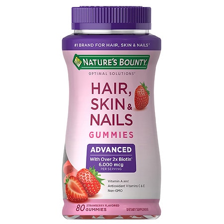 Optimal Solutions Advanced Hair, Skin & Nails Gummies 80